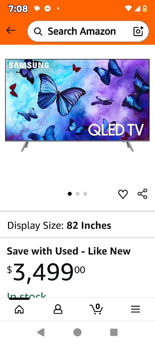 Samsung 82 Qledtv