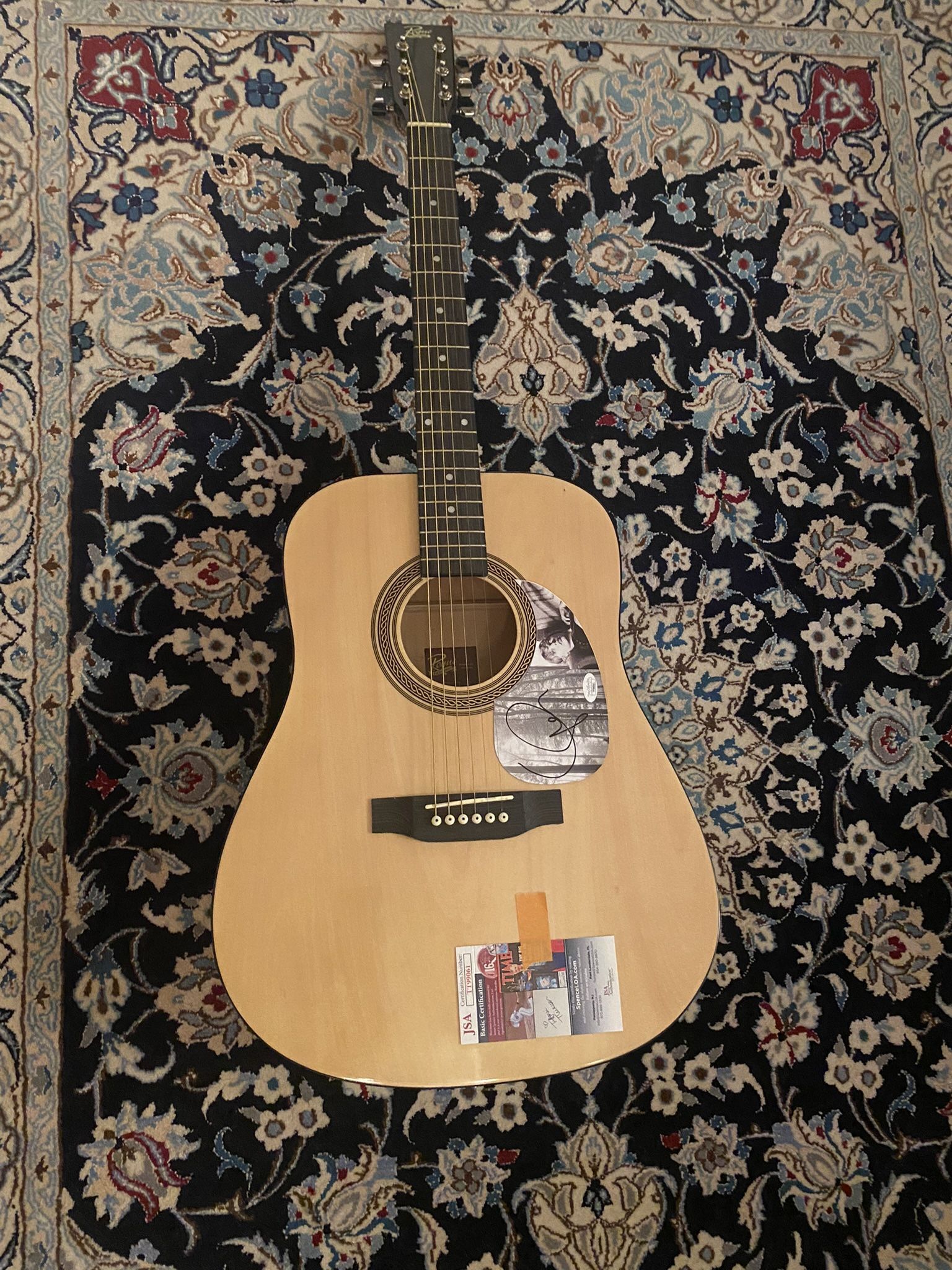 Guitar Autographed By Noah Jones 