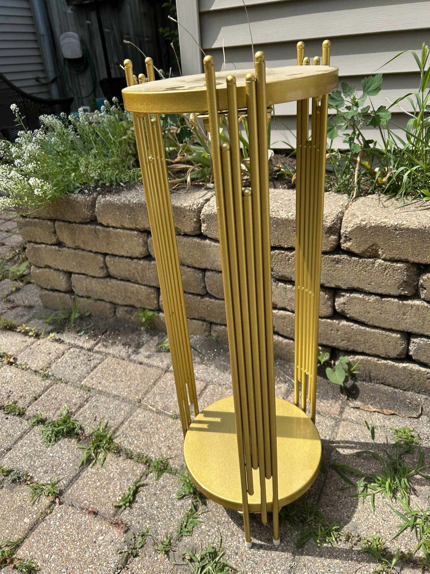 Golden Decorative Metal Table