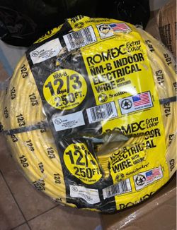Electrical Romex wire 12/3