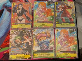 One Piece Card ST29 EGGHEAD Alt Art Alternative lot set Robin Nami Luffy