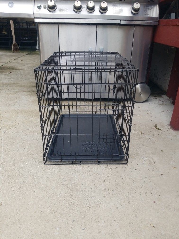 Dog Cage With Tray Medium Size