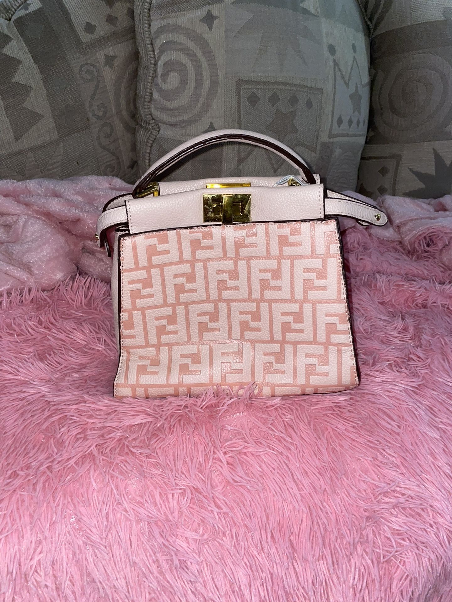 PINK F PURSE 