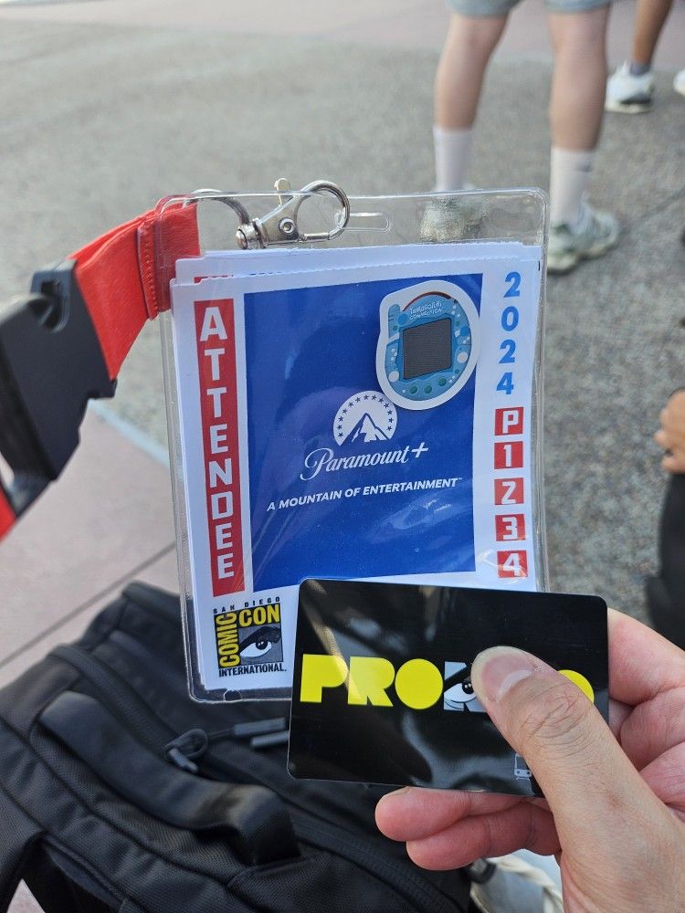 San Diego Comic Con 2024 SATURDAY AND SUNDAY Badge Male Name SDCC 2 day