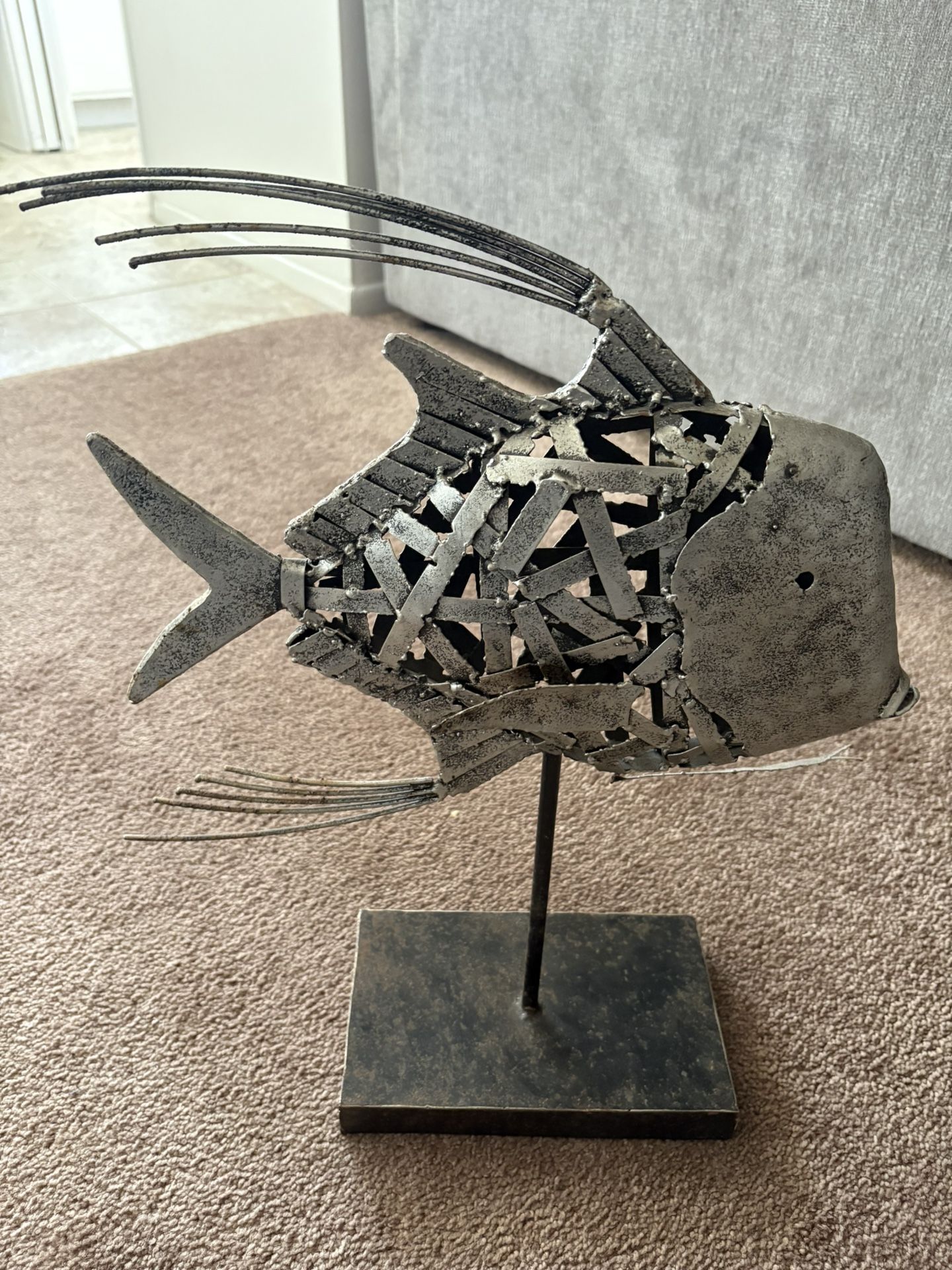 Metal Fish Sculptures