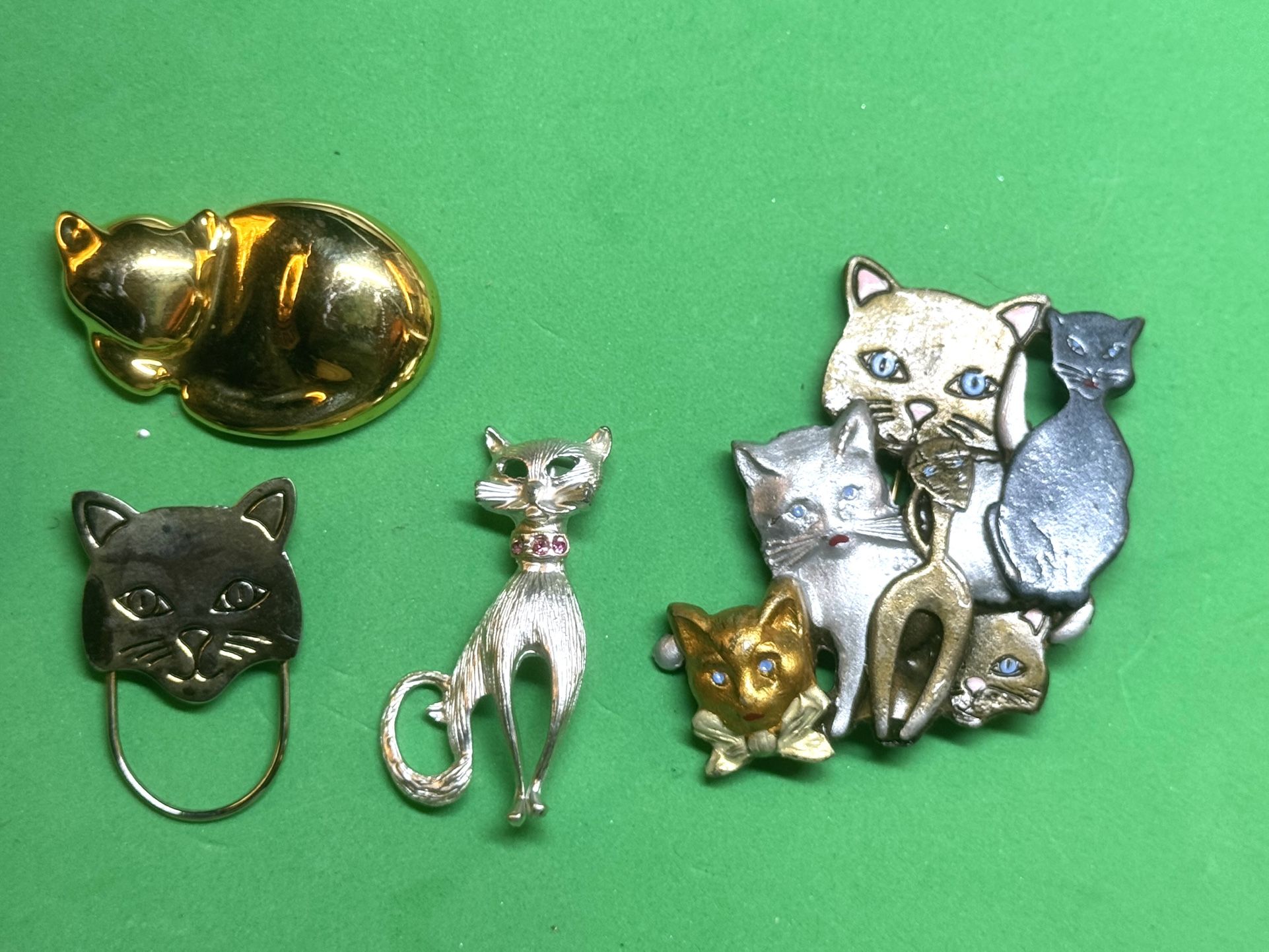Cat Brooches
