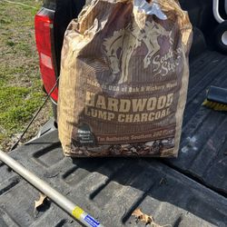 HARDWOOD LUMP CHARCOAL PREMIUM Natural Wood Charcoal For Authentic Southern BBQ Flavor / 30 POUNDS