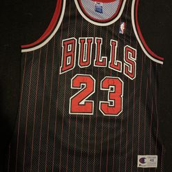 Authentic Champion Chicago Bulls Jordan Jersey Sz 48