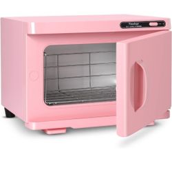Hot Towel Warmer Cabinet 8L, Facial & Spa Towel Warmer Auto Reheat, Perfect for Estheticians - Pink