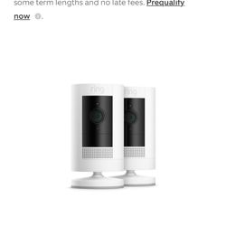 3 Ring Cameras With Charger 