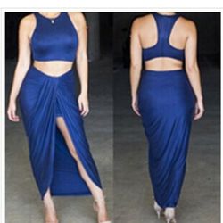 Sexy Crop n Skirt set