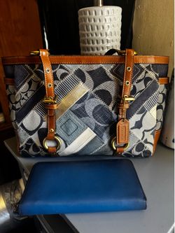 coach vintage patchwork tote