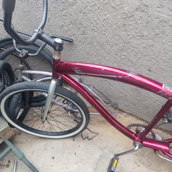 Two beach cruiser schwinn midway 29 inch and Nirve fifty one 26 inch