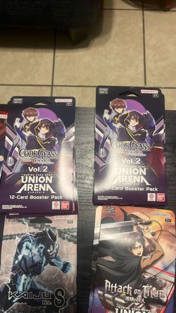 Union arena  booster packs
