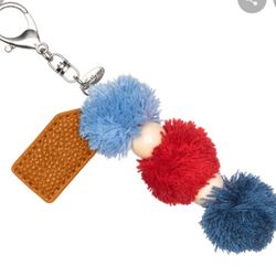 Finishing Touch Bag Charm in Blue Trio Thirty-One NIP

