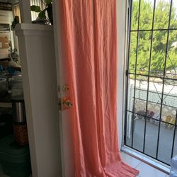 Curtains Peach Color