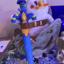 Plush Chicken With A sword