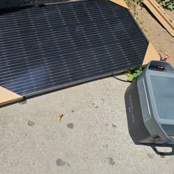 Ecoflow Delta Ef 3 Pro Portable Power Station With 100 Watts Solar Panel