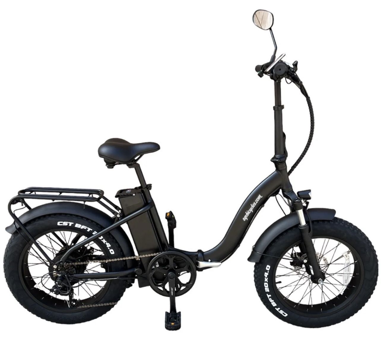 Sgvbicycles 48V 750W 13AH 20" x4.0 Step-Thru Folding Fat Tire E-Bike