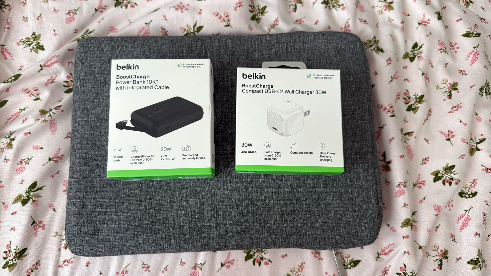 Brand New Belkin 30W Type-C Charger & Powerbank