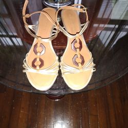 Vintage Strappy Flat Sandals 