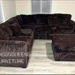 New Brown Sectional 