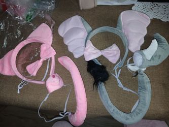 New halloween piggy and elephant costume accessories $5 each set