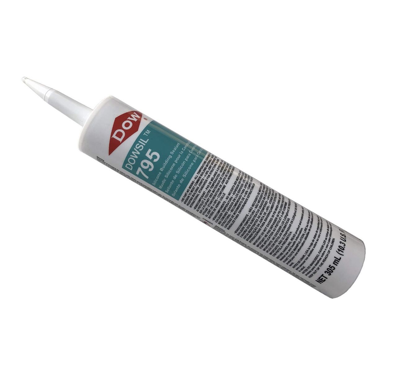 Dowsil/Dow Corning 795 Silicone Building Sealant 10.3oz - Black (1 tube)