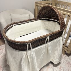 Heirloom Bassinet & Mattress Set- Espresso- RH