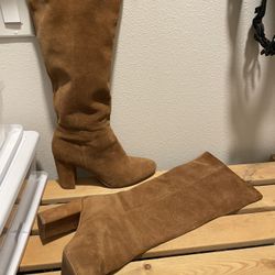 Chinese Laundry Golden Hour Boots Sz 6.5 (real suede) 