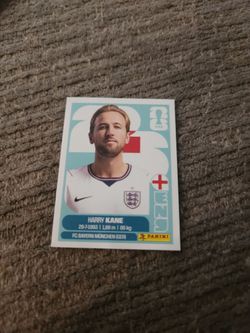 Perfectly untouched, Harry Kane Panini sticker pack card