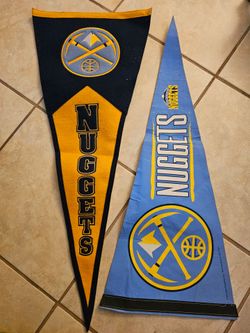 Vintage Denver Nuggets pennants