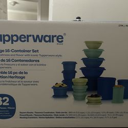 Tupperware heritage 32 Pieces set