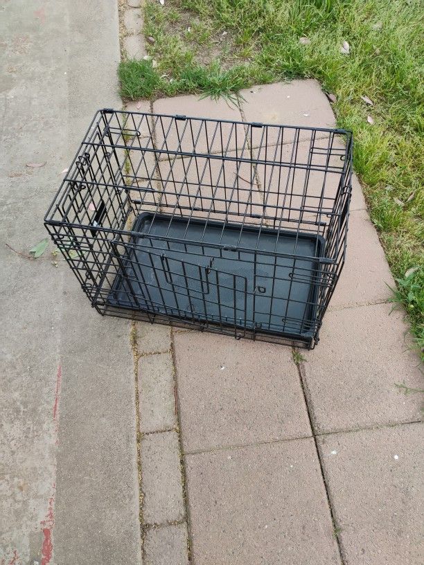 TOP PAW XSMALL(23X13.5X16HIGH) FOLDING DOUBLE DOOR CRATE