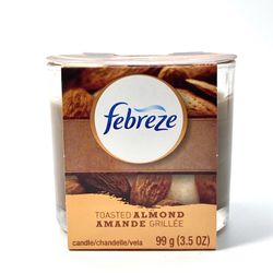 Lot of x2 - Febreze- Toasted Almond Scented Candle 3.5 OZ - Discontinued NOS