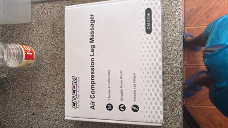 Air compression leg massager