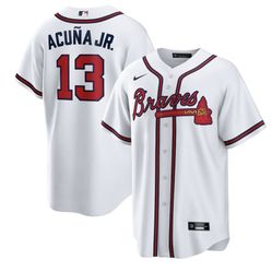 Atlanta Braves Ronald Acuña Jr. Baseball Jersey Size M both