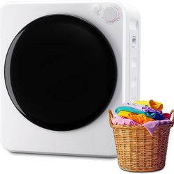 1.5 Cu.Ft Portable Clothes Dryer, 800W Fast Drying Front Load Laundry Dryer with 5 Mode, Mini Electric Clothing Dryer with Stainless Steel Tub, Compac