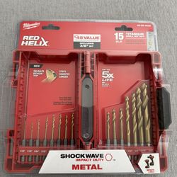 Milwaukee Shockwave Impact Duty Titanium Drill Bit Set