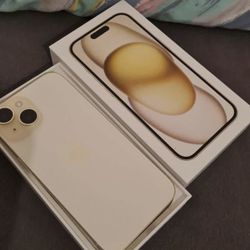 Open Box Yellow iPhone 15
