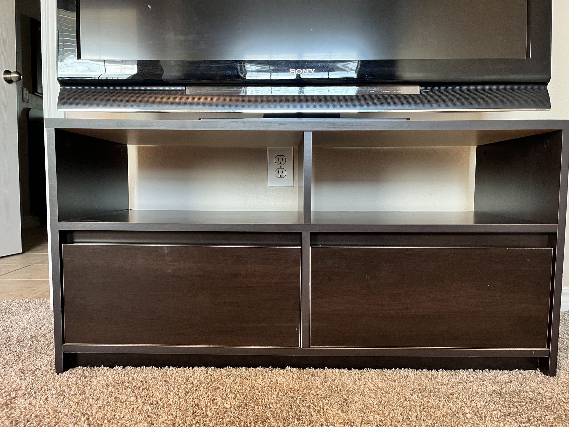 Brown TV Stand