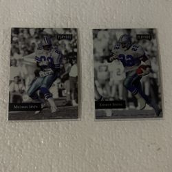 Dallas Cowboys Emmit Smith N Michael Irvin Card Lot of 2