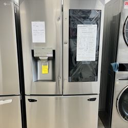 LG 36” French Door Refrige With Door In Door Instaview 