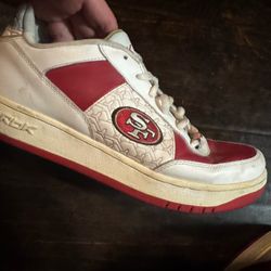 Vintage Reebok NFC-WEST San Francisco 49ers Shoes Size 11