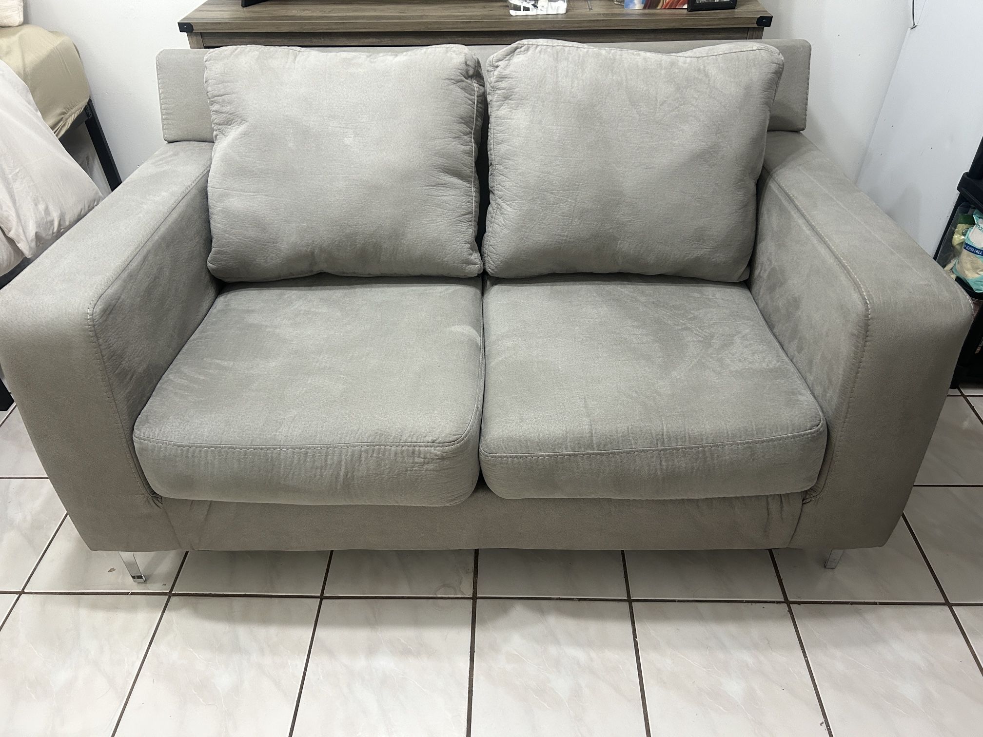 Gray Loveseat Sofa