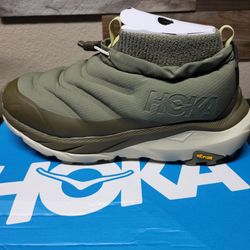 *NEW* Hoka Kaha 2 Frost Moc GTX Olive Green Gore-Tex Vibram Winter Shoe Men's 9D with Box