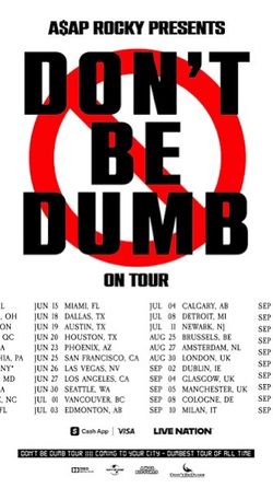 ASAP Rocky T-shirt (Don’t be Dumb Tour)