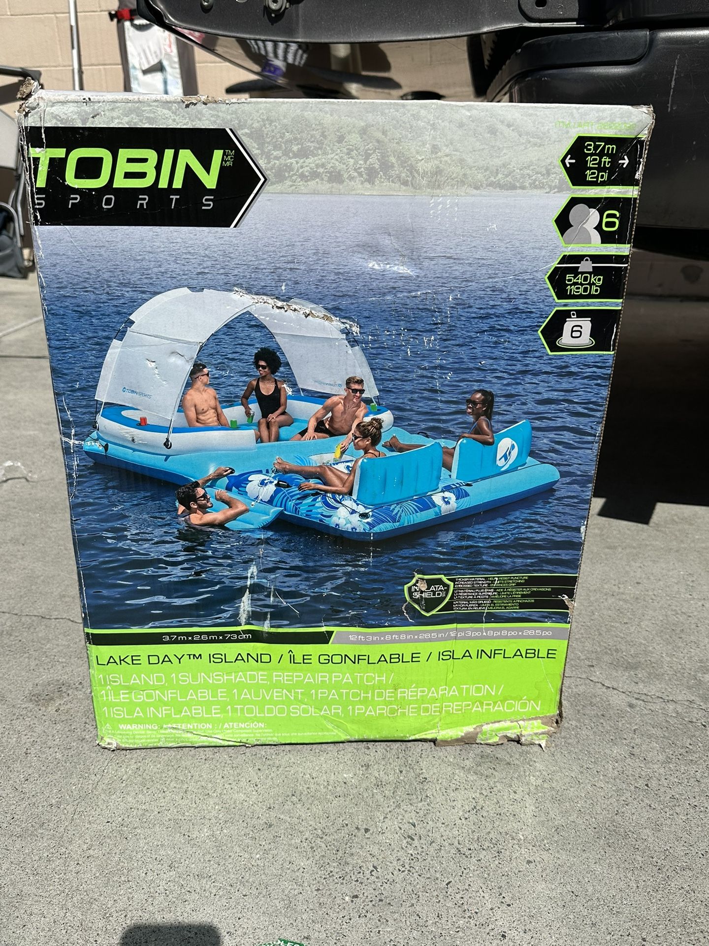 Tobin Sports Lake Day 6-person Inflatable Party Island for Sale in 