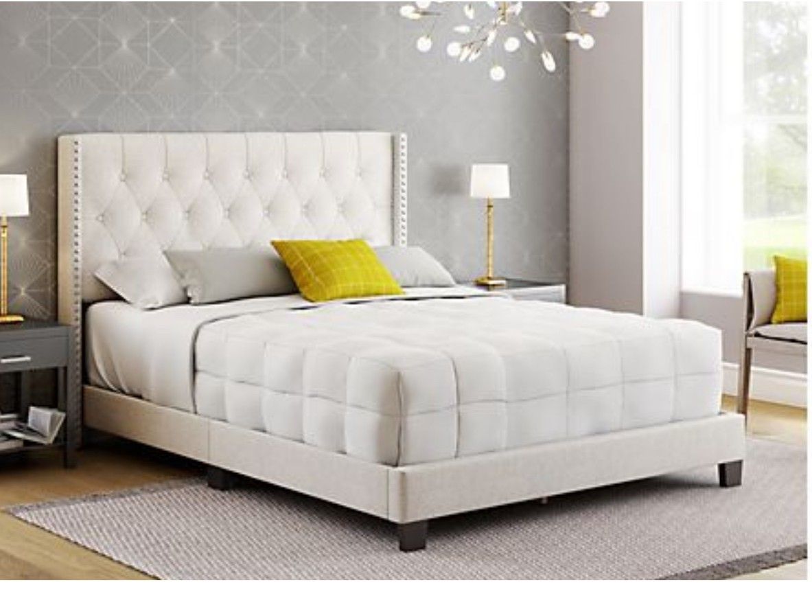 King Bed Frame With Headboard