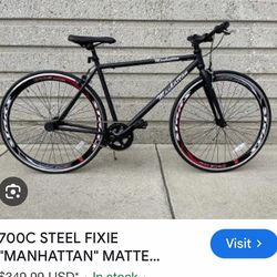 700 c steel fixie manhattan